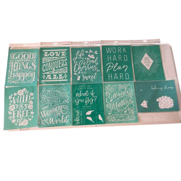 NWT 10  Chalk Couture 8.5 X11 Transfer Stencils - Picture 12 of 12